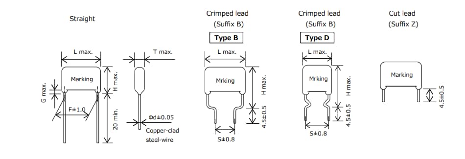 Panasonic Electronic Components ECQ-E Series Plastic Film Capacitors